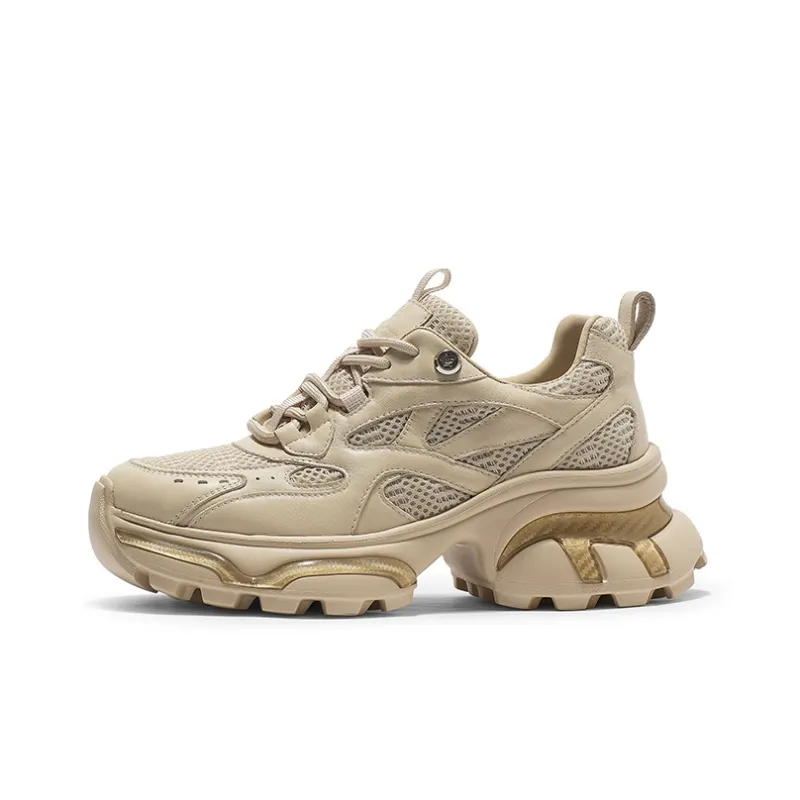 Coup De Foudre Cushioning Lightweight Height Increasing Low-Top Chunky Sneakers Women's-5
