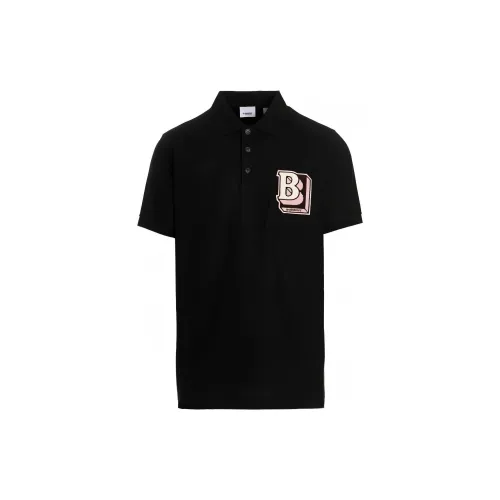 Burberry Polo Shirts Men Black