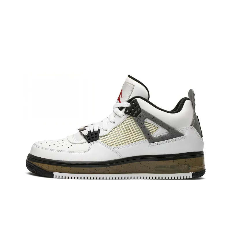 Jordan Ajf 4 White Cement-0