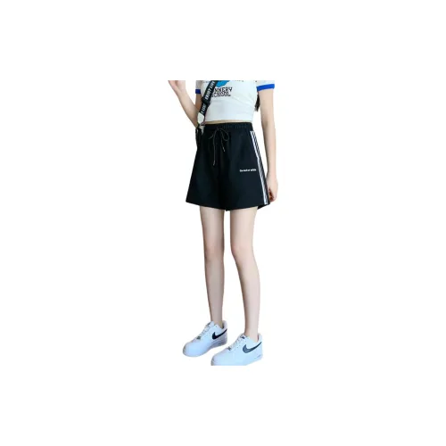 Muzi Casual Shorts Women's Black