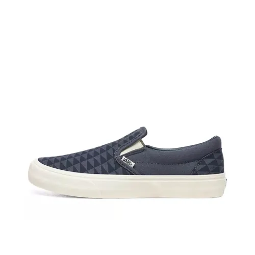 Vans Slip-on Skateboard Shoes Unisex Low-Top Dark Blue