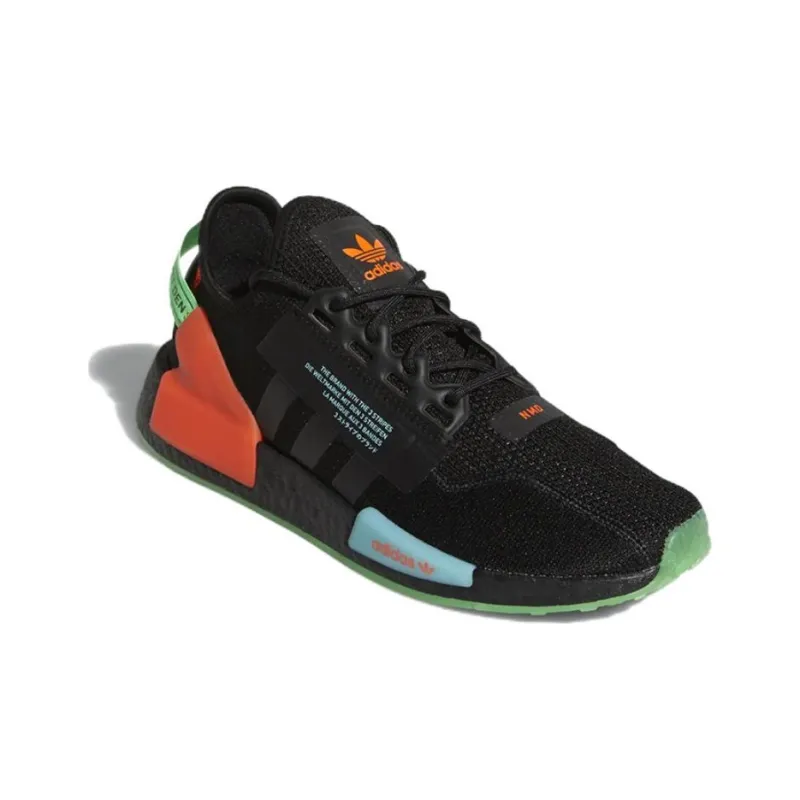 Adidas Originals Nmd R1 V2 Glow Black Sonic Ink-2