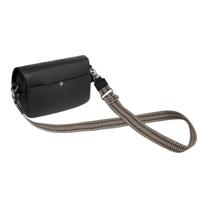 Slazenger PU Shoulder Bags Regular Unisex Classic Black-11