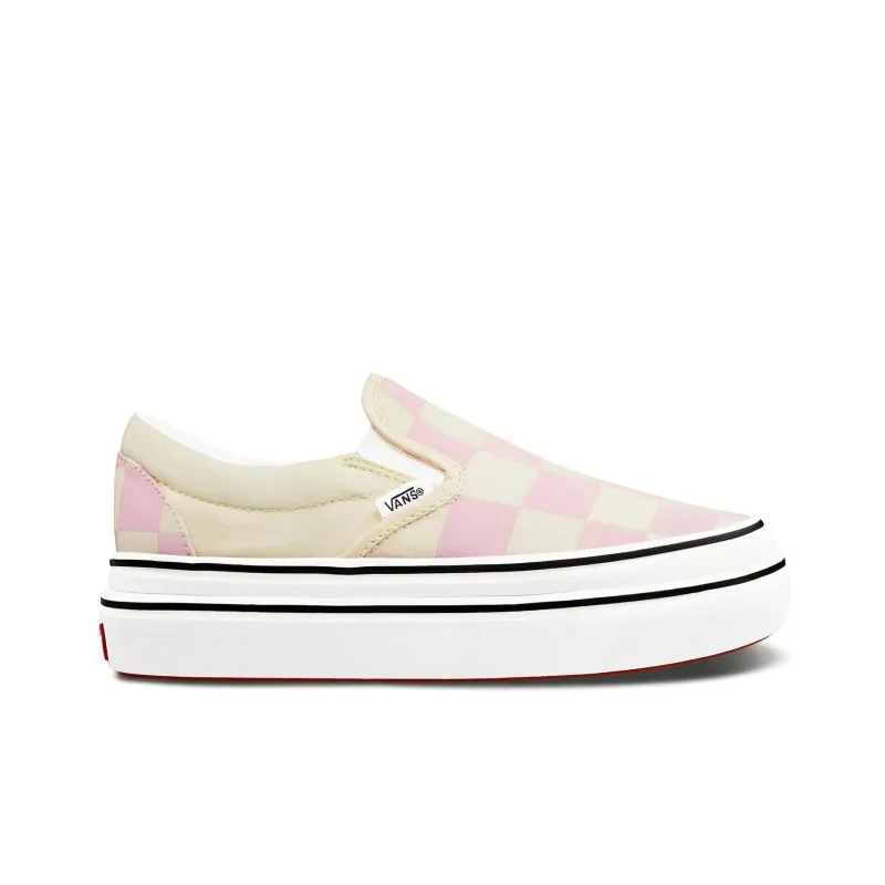 Slip On Classic Vans ComfyCush 'Big Classics Checker Blushing Bride' Women's-1