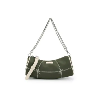 VFVF BAG OFFICAL Eco Friendly PU+High Density Nylon Chain Bucket Bag Portable Crossbody Bag, Shoulder Bag Women's