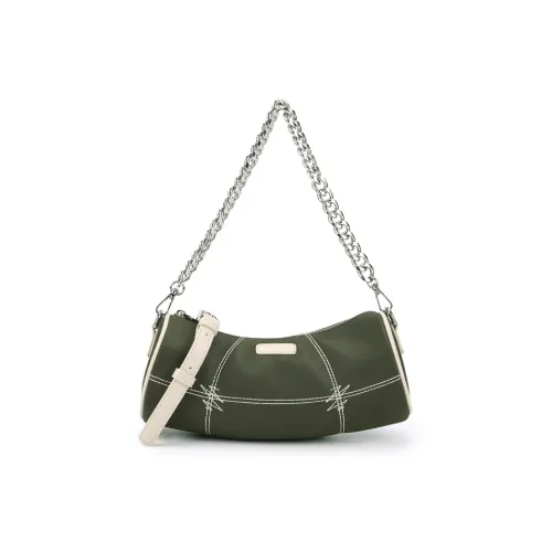 VFVF BAG OFFICAL Eco Friendly PU+High Density Nylon Chain Bucket Bag Portable Crossbody Bag, Shoulder Bag Women's