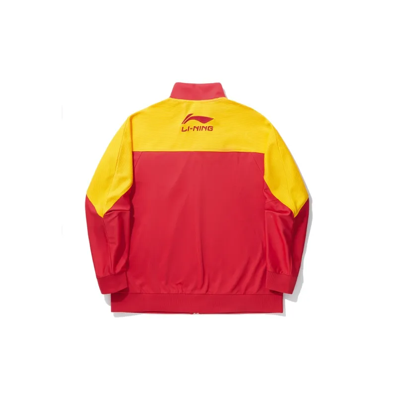LiNing Jackets Coats Unisex Honor Red Spectrum Yellow-1