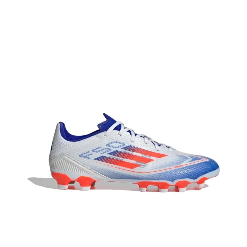 Adidas F50 League AG Short Rubber Studs HG Short Rubber Studs Artificial Ground Soccer Shoes Men's White Red Blue-1