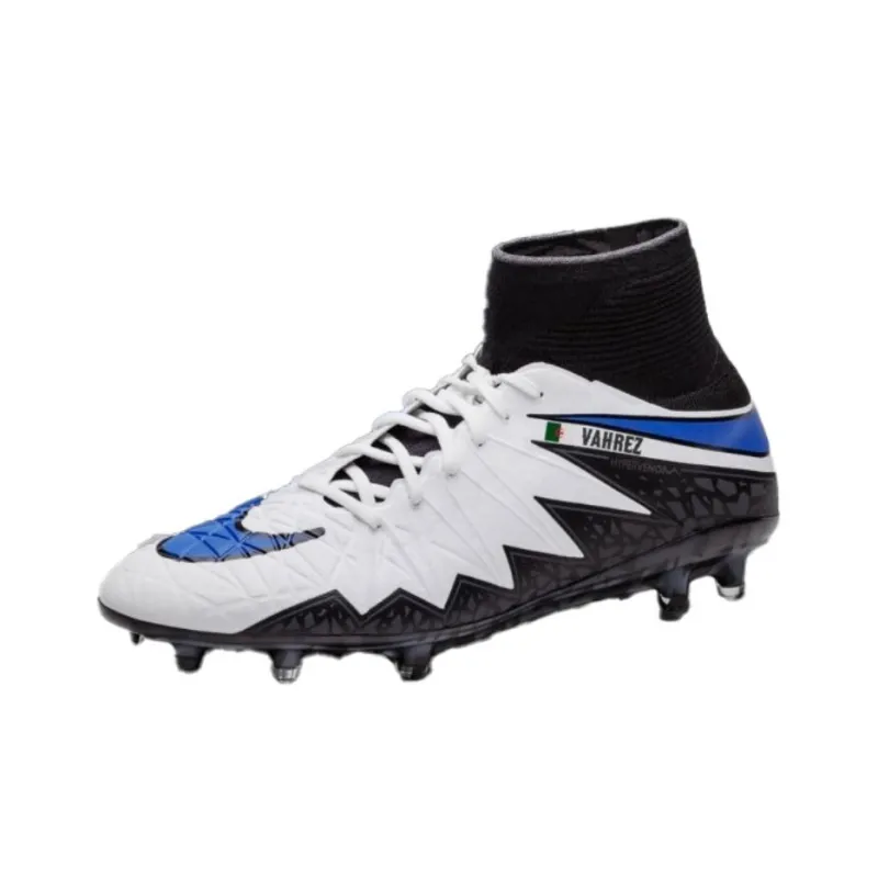 Nike Anti-Slip And Wear-Resistant Coverage Support Soccer Shoes Men's Black White-0