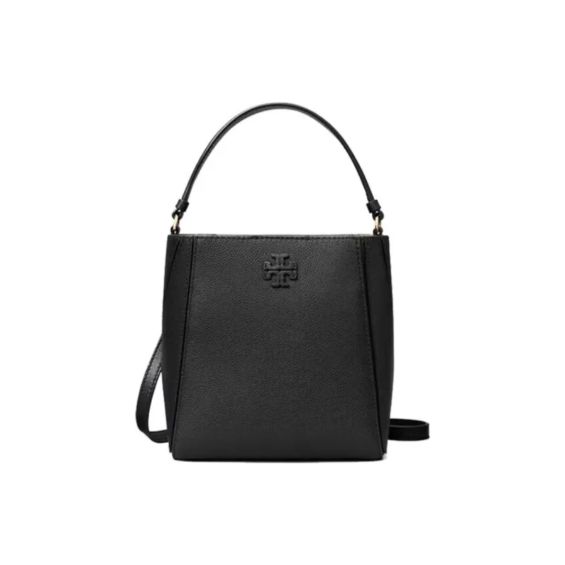 TORY BURCH McGraw Small Bucket Bag Black-2