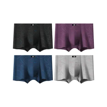 H-YXIANG Underpants Men's 4 Pack