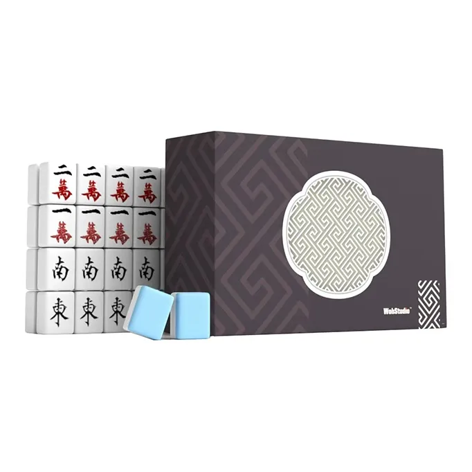 WohStudios Window Feather Mahjong Tiles Window Feather Mini Mahjong Tiles Board Games-1
