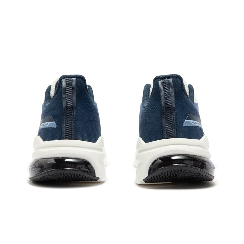 361° Cushioning And Breathable Low Top Running Shoes Men's White Blue-3