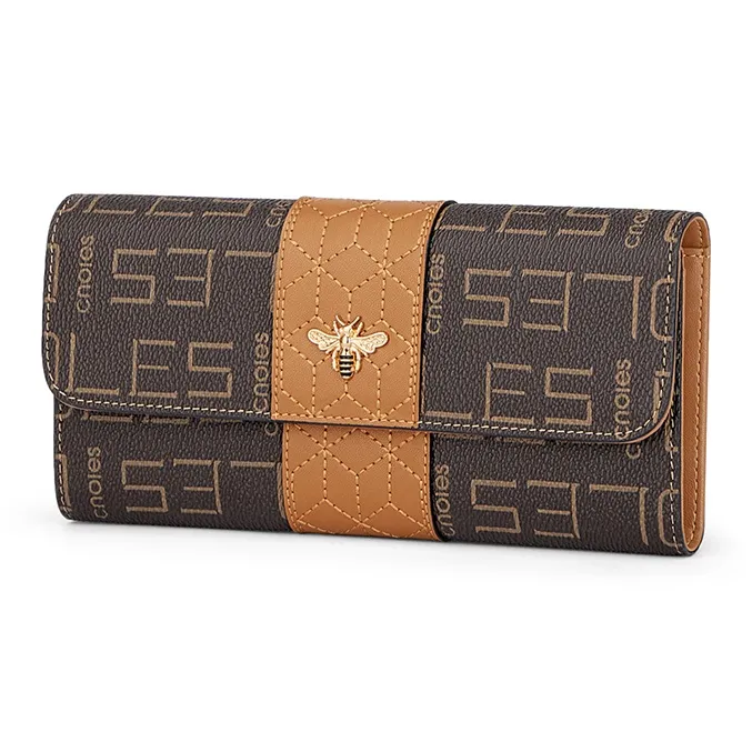 CNOLES PVC And Synthetic Leather Wallet Women's Multicolor-2