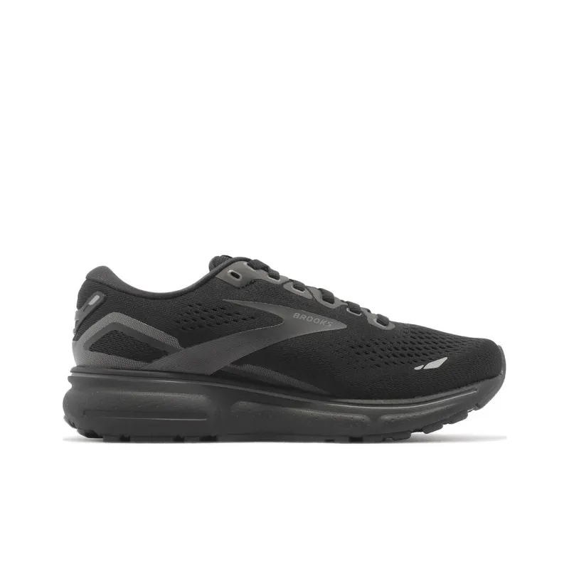 Brooks Ghost 15 Abrasion Resistant Low Top Running Shoes Women's Black-1