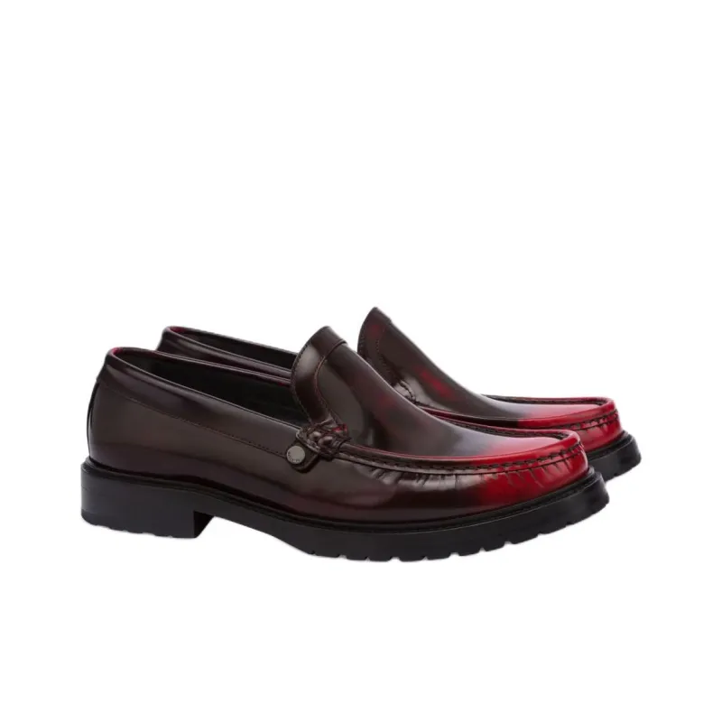 MOSCHINO College Loafers 3.5cm Men's Red-2