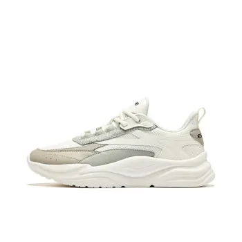 Erke Chance Encounter 2.0 Balanced Lightweight Low Top Casual Shoes Men's White Gray