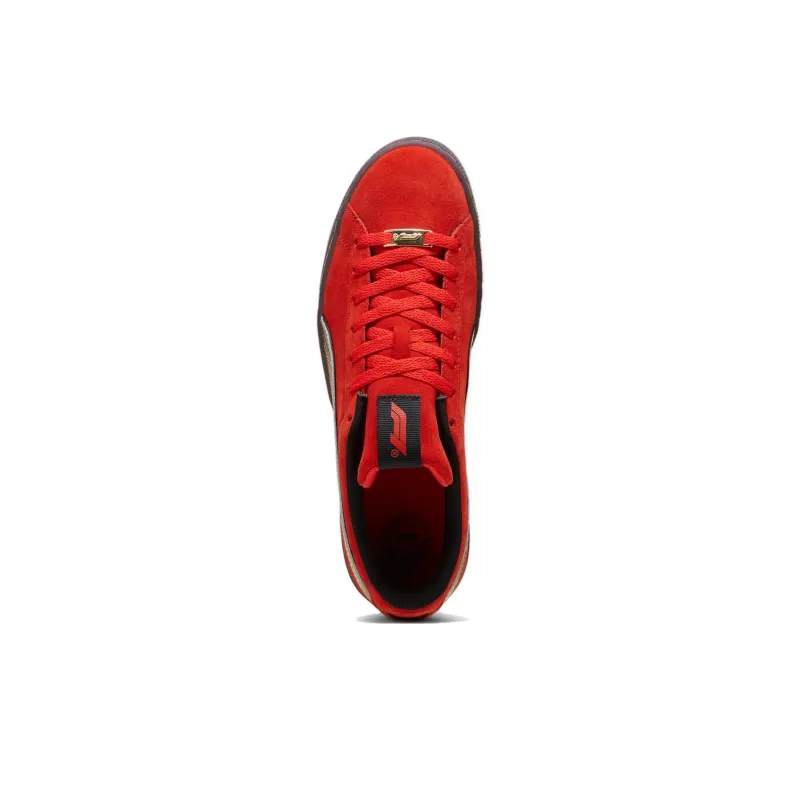 PUMA X Formula 1 Shanghai Gp Suede 'Pop Red Gold'-3