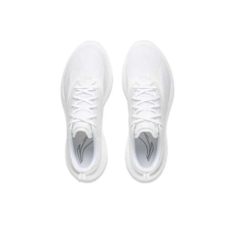 LiNing Super Light 21 Cushioning Anti-Slip Wear-Resistant Breathability Low-Top Running Shoes Women's Standard White-3