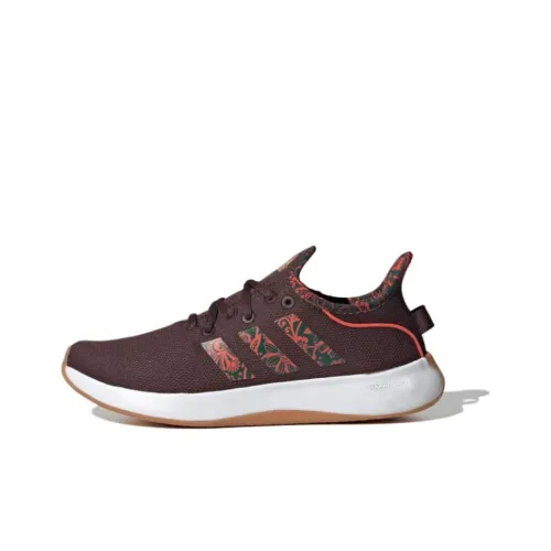 Adidas Women's Cloudfoam Pure 'Floral - Shadow Brown Gum