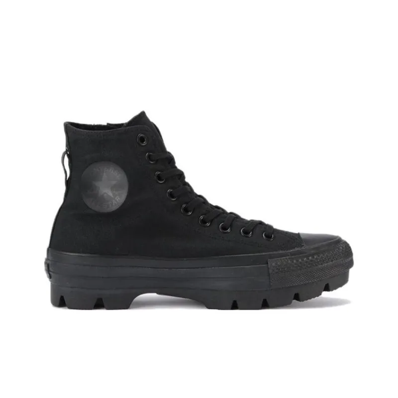 Converse Chuck Taylor All Star 100 GORE-TEX Durable Breathable High-Top Canvas Shoes Unisex Black Japan Version-1