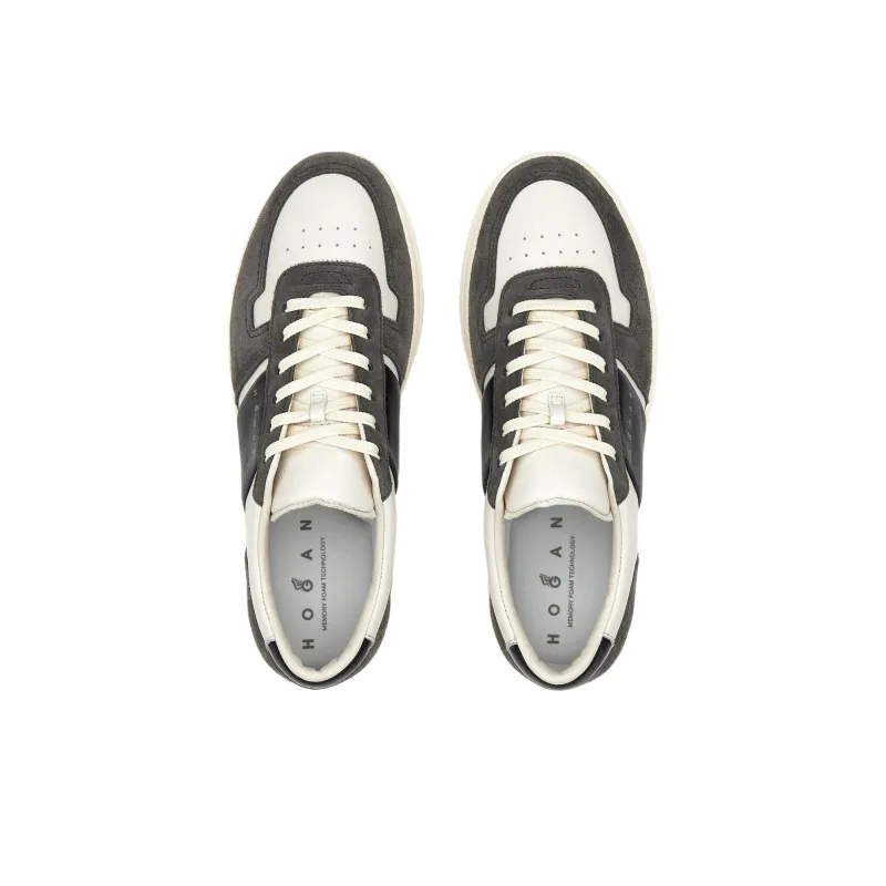 HOGAN H668 Logo Printed Lace Up Sneakers-4