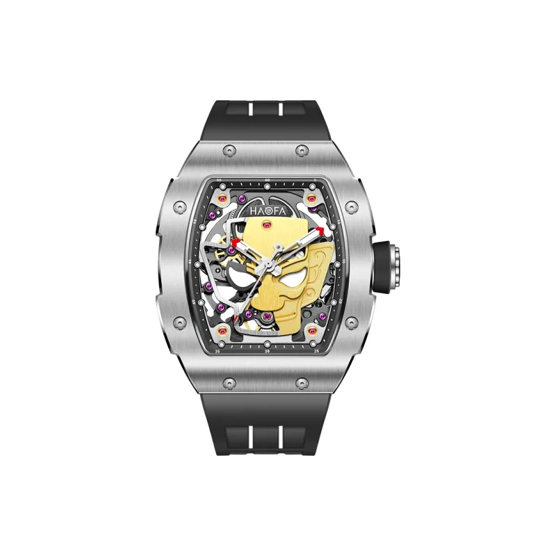 HaofaTourbillon 1969A Automatic Mechanical Movement Watch Men's Watches Cut Out Dial-0