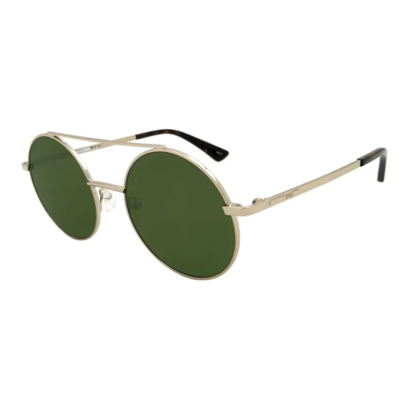 McQ Alexander McQueen Plate And Metal Aviator Sunglasses Women's Gold-0