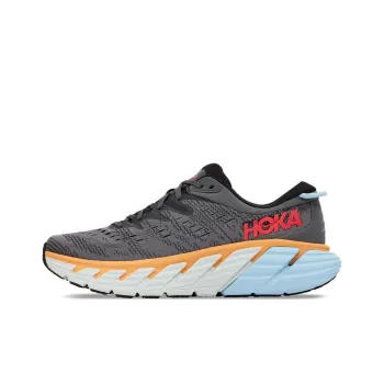 HOKA ONE ONE Gaviota 4 Anti-Slip Wear-Resistant Low-Top Running Shoes Men's Gray