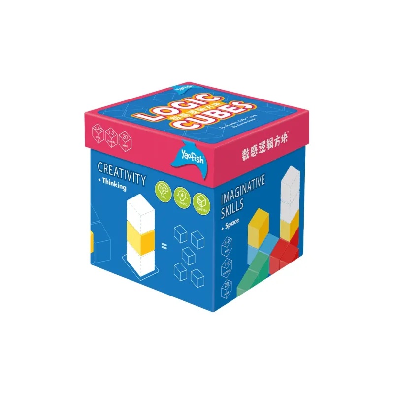 YAOFISH Yoyo Fish Number Sense Logic Block Spatial Imagination Exercise Cultivation Toy Board Games-0