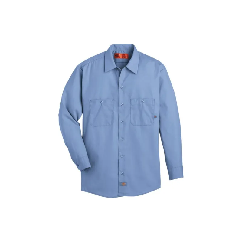 Dickies INDUSTRIAL LONG-SLEEVE WORK SHIRT Shirt Men's Blue-2