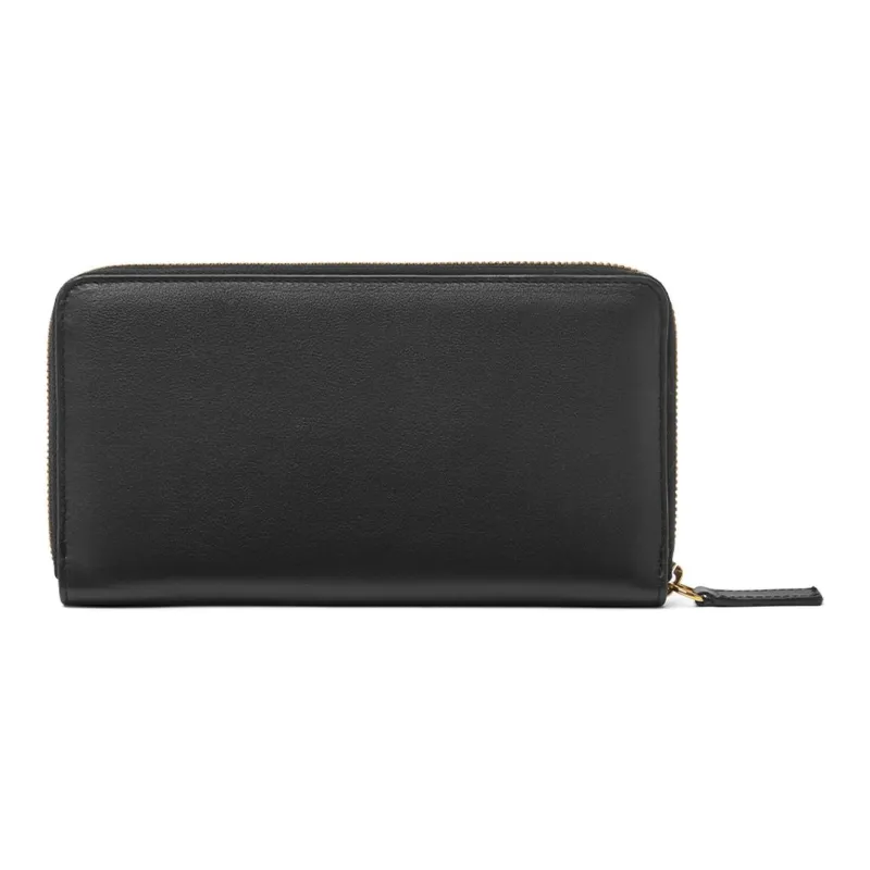 VERSACE MEDUSA BIGGIE Series Cow Leather Wallet Men's Black-1