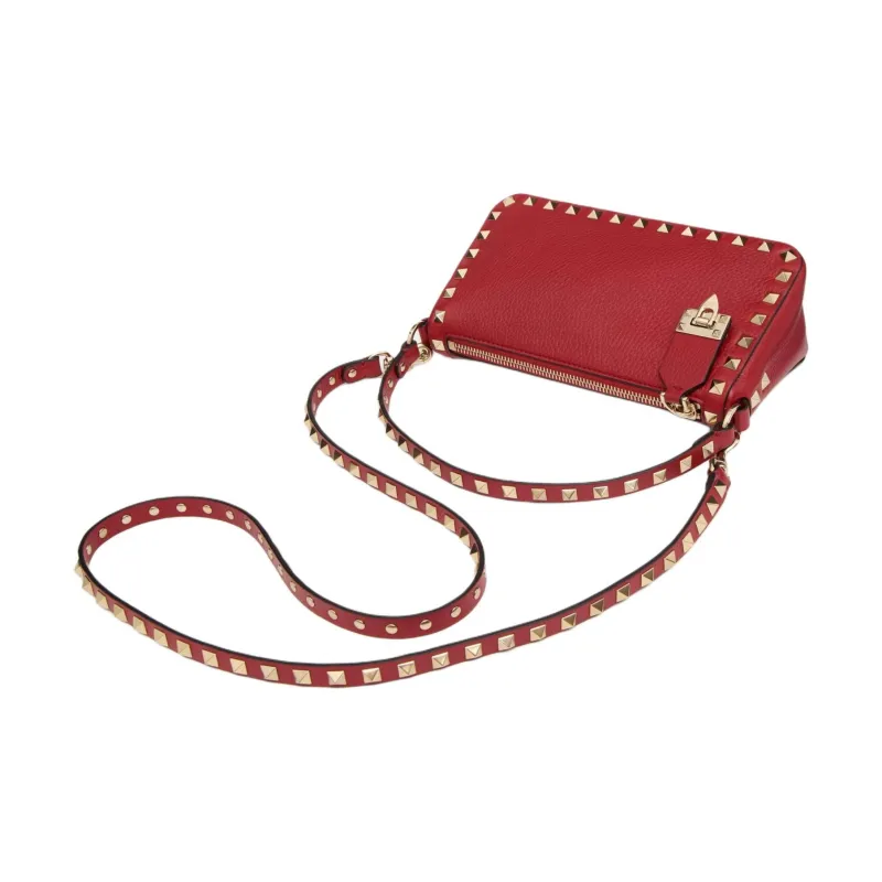 Valentino Garavani Rockstud Zip Up Tote Bag-4