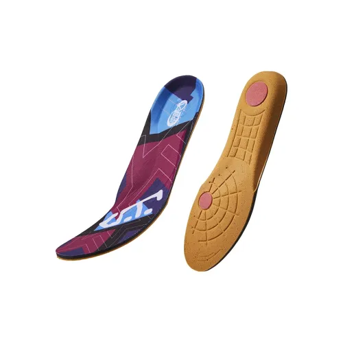 Jing Jianda High Rebound Foam Insoles Unisex Red Blue
