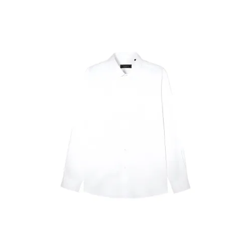 YOUNGOR Shirts Men Bleached White