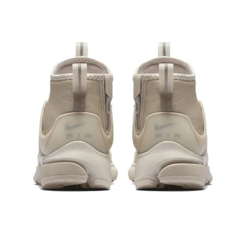 Nike Air Presto Shock Absorbers With Slip Resistant Features Mid Top Casual Shoes Women's Beige-3