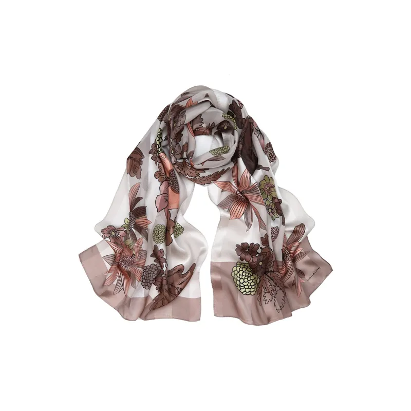 MARJAKURKI Silk Scarves Women's-2