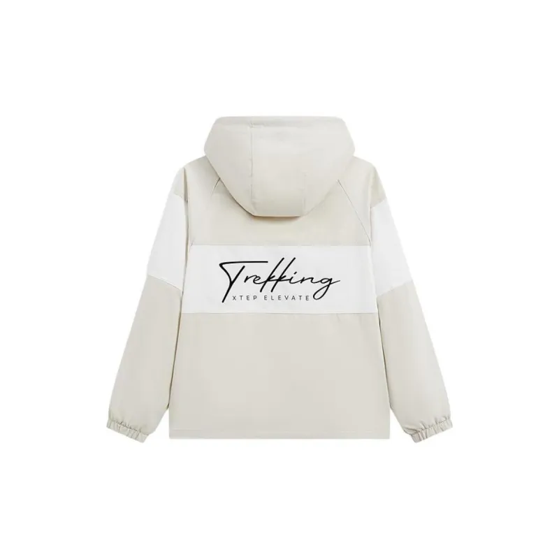XTEP Jackets & Coats Women's Ting Khaki/Raw White/Ting Khaki-1