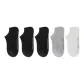 Women's Subtle Texture Mesh (3 Black+1 Gray+1 White)