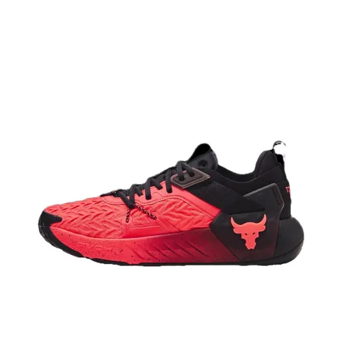 Under Armour Project Rock 6 Training Shoes Men Low-Top Phoenix Fire Red