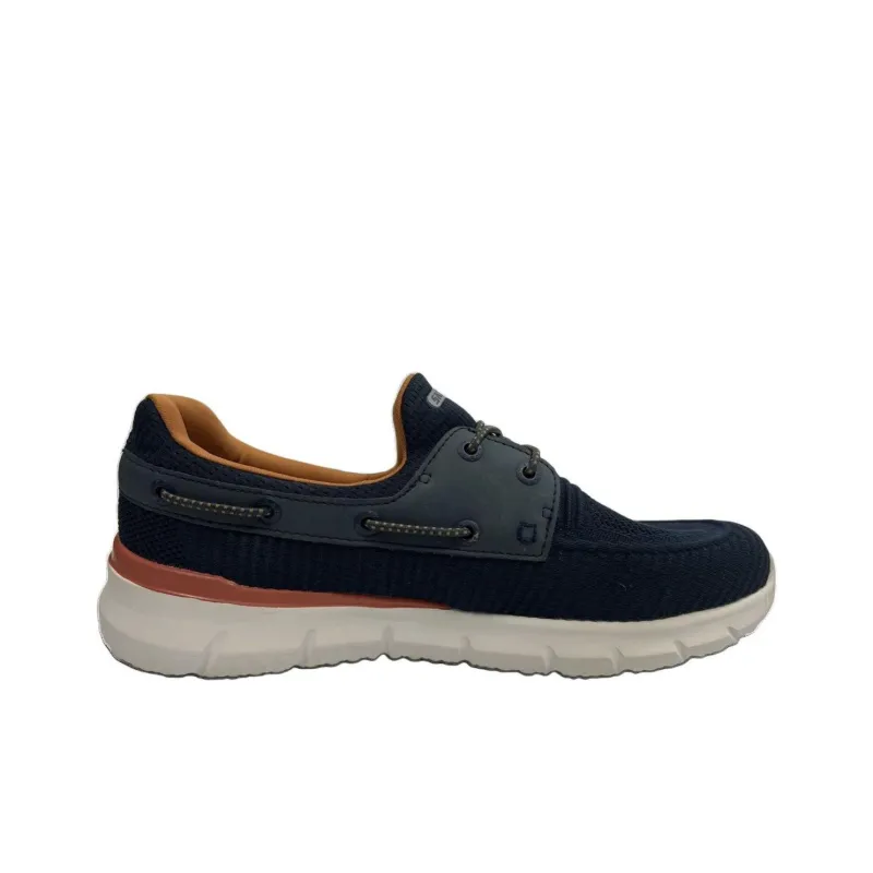 Skechers Del Retto Running Shoes Men Low Top Blue-1