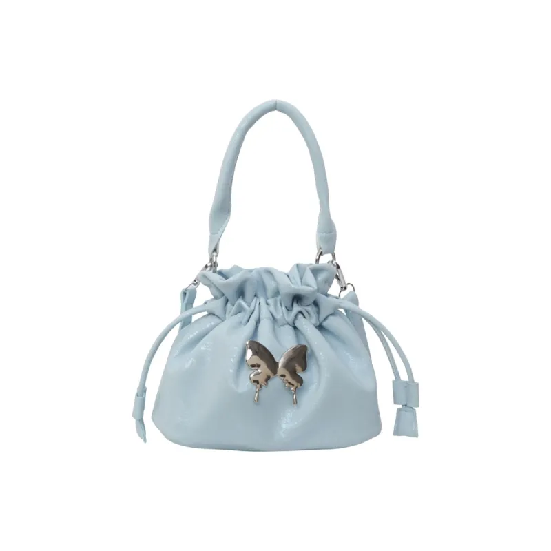 BALANG PU Shoulder Bag Regular Women's Black/Pink/White/Blue/Green-5
