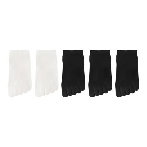 Left Divided By Right Ankle Socks Men's 5 Pack