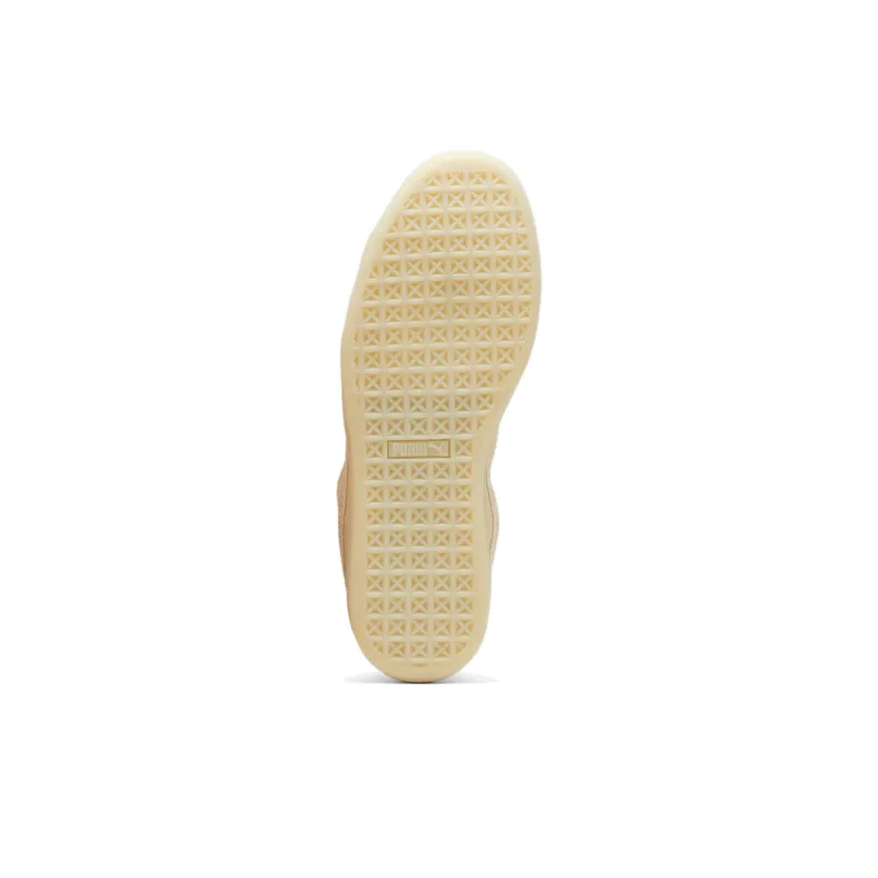 PUMA Suede Non-slip Lightweight Low-Top Skateboard Shoes Unisex Beige-4
