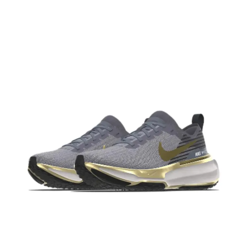 Nike Invincible 3 Cushioned Slip Resistant Abrasion Resistant Low Top Running Shoes Men's Gray-2