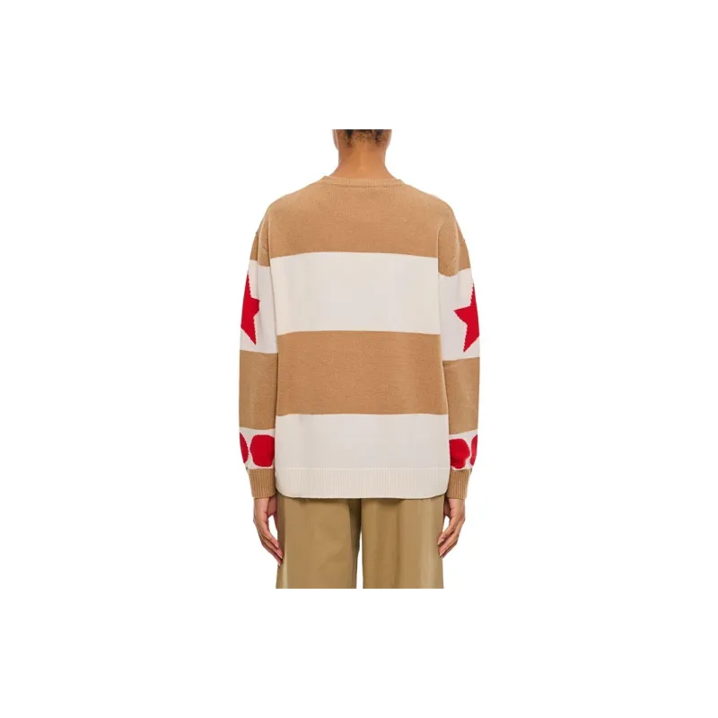 MaxMara Star Patterned Crewneck Jumper-1