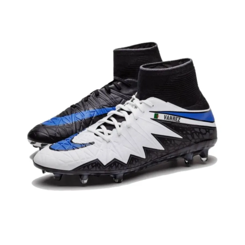 Nike Anti-Slip And Wear-Resistant Coverage Support Soccer Shoes Men's Black White-1