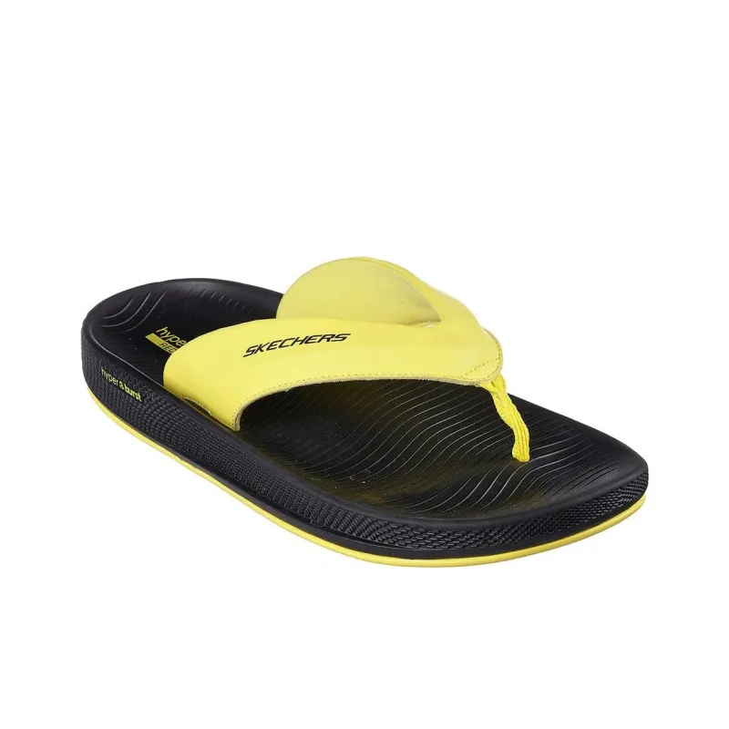 Skechers Abrasion Resistant Slip Resistant Flip Flops Men's Yellow Black-2