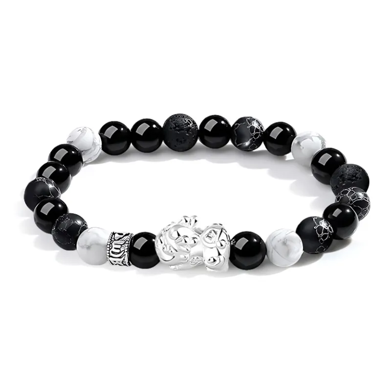 GUDS GAVE Chalcedony Jade Hand Rope Unisex-6