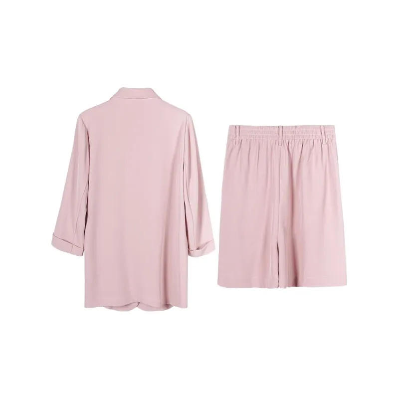 MISSSHINE Casual Suit Women's Pink-1